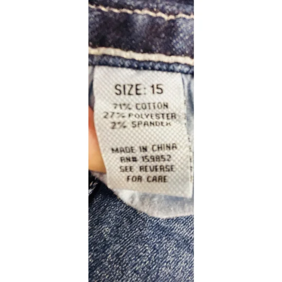 NWT Fire & Rain Juniors Bootcut Jeans Size 15 Western Embroidered - Picture 5 of 9